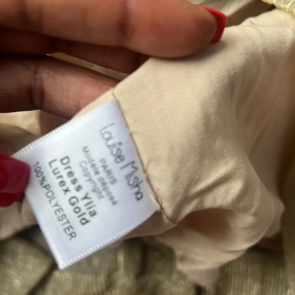 NEW Louise Misha Ylia Dress (Gold) - Picture 14 of 14